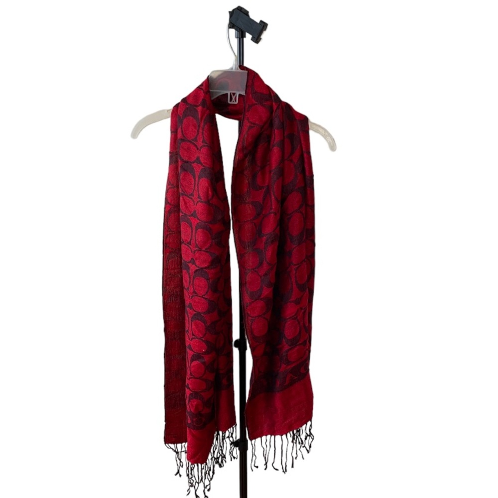 Coach Red Scarf